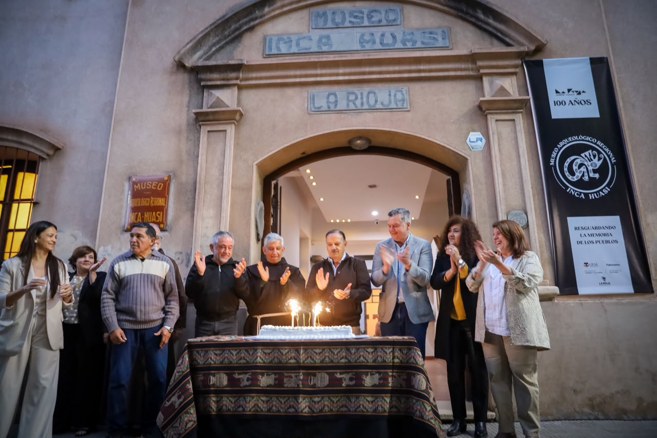 Quintela encabezó la celebración por los 100 años del Museo Arqueológico Inca Huasi