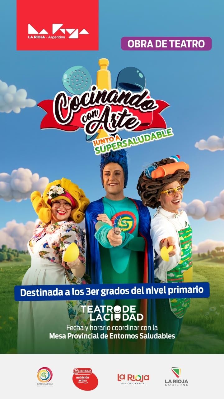 El Gobierno provincial acerca el teatro a las escuelas para promover hábitos saludables desde la infancia